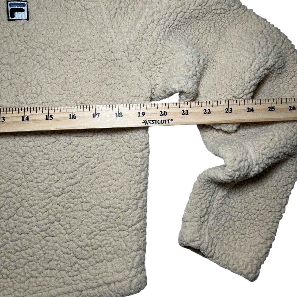 Fila Crop Top Hooded Fleece Cozy Women's Top‎ Size M - Picture 4 of 13